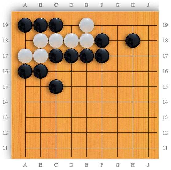 Bent four in the corner